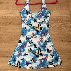 Cute Flair Skirt Delia’s Halter Dress, 90’s Retro